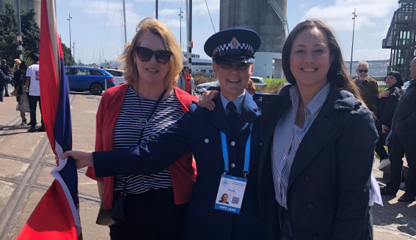 AGWN Chairs with MJ Riddle at NZ Police Parade