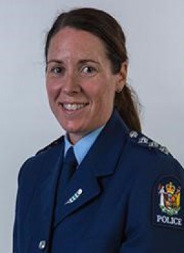 Inspector Amelia Steel in uniform