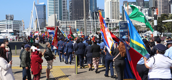 Police conference parade